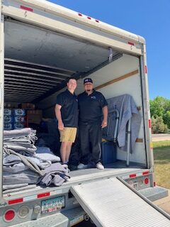 Moving company owner